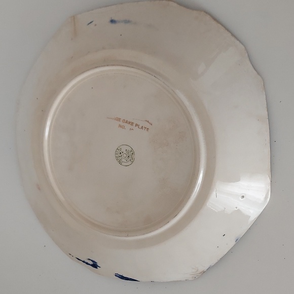 Rare Imperial China Cake Plate - Picture 4 of 5